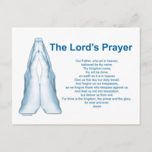 The Lords Prayer Postcard