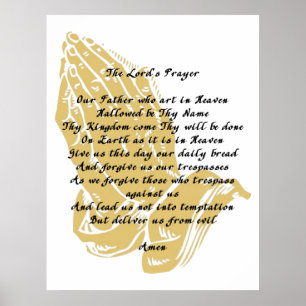 The Lord's Prayer Poster