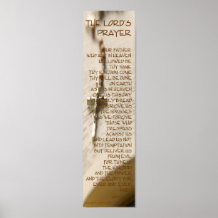 The Lord's Prayer Poster