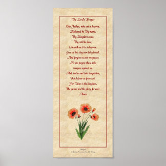 The Lord's Prayer Poster