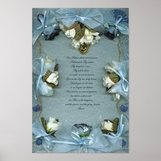 The Lord's Prayer Poster (Front)