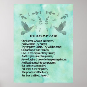 The Lord's Prayer Poster