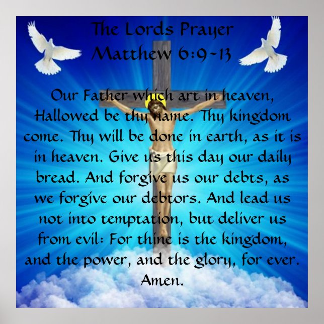 The Lords Prayer Poster (Front)