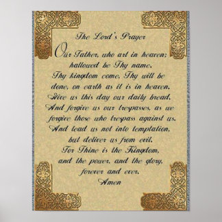 The Lords Prayer Poster, Poster