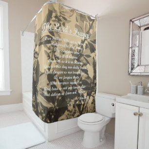 The Lords Prayer Shower Curtain
