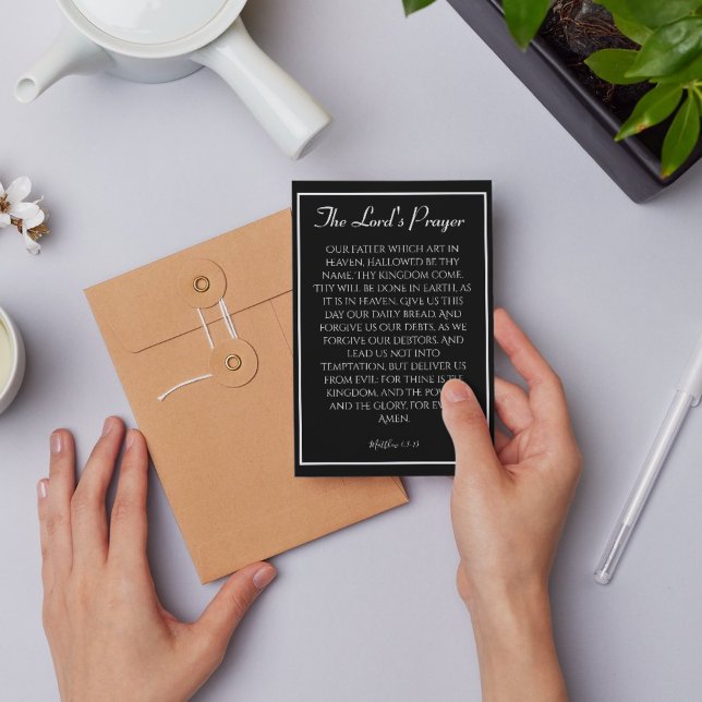 The Lord's Prayer Sympathy Card (Creator Uploaded)