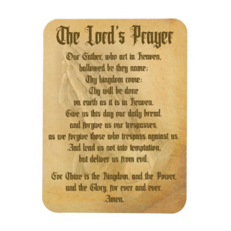 The Lord's Prayer (Traditional) Magnet