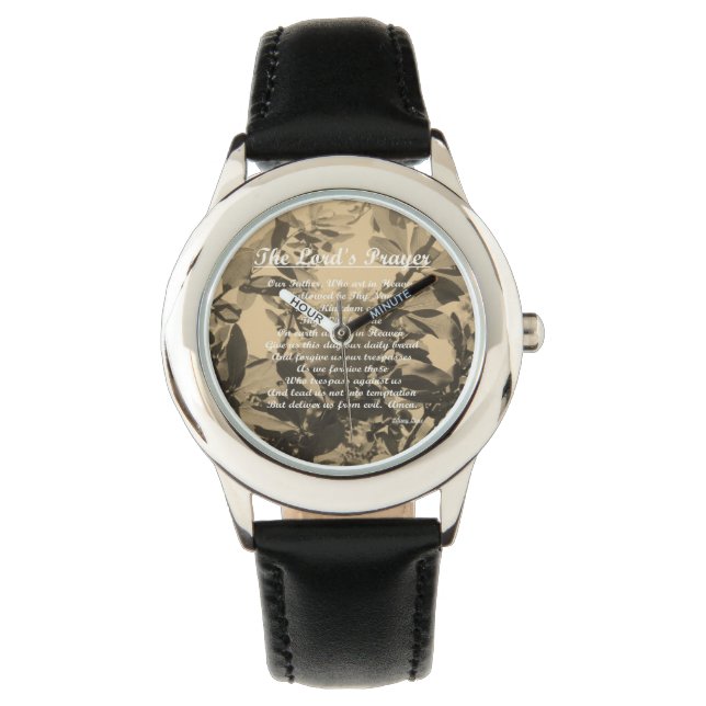 The Lords Prayer Vintage Watch (Front)