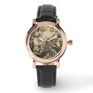 The Lords Prayer Vintage Watch