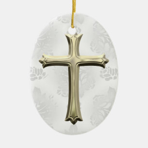 The Lord's Prayer (white) Ceramic Tree Decoration