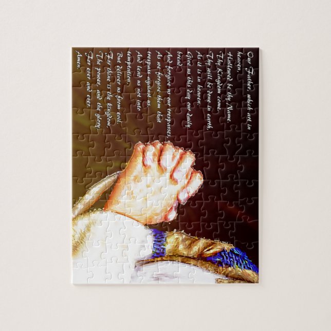 The Lords Praying Hands Jigsaw Puzzle (Vertical)