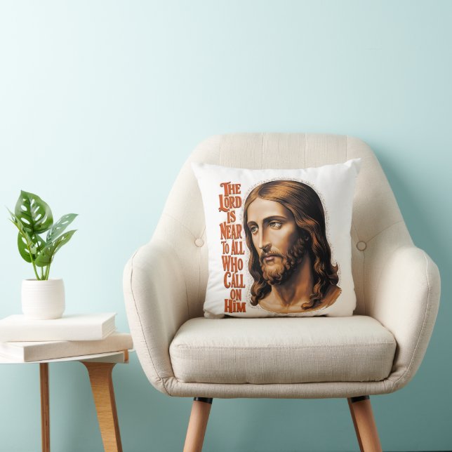 The Lords Presence: Jesus Responds to All Who Call Cushion (Chair)
