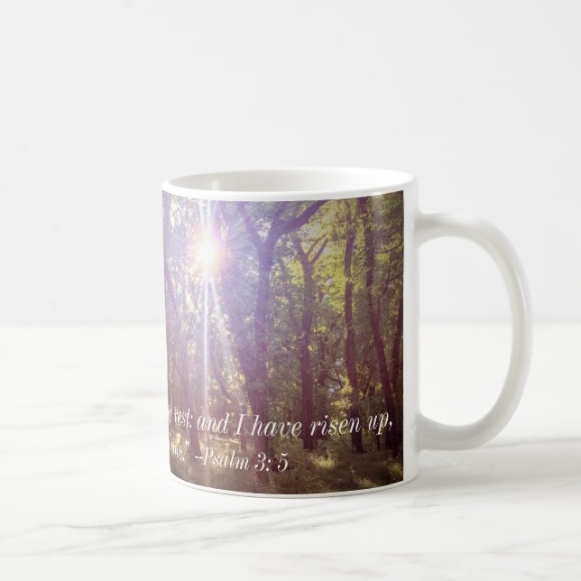 The Lord's Protection Psalm 3 Christian Coffee Mug (Right)