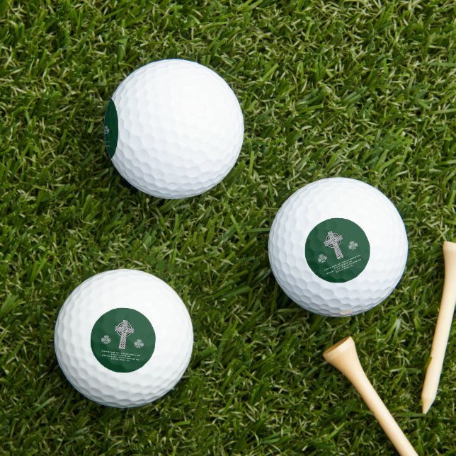 The Lorica of Saint Patrick Prayer (short) Golf Balls (Insitu Grass)