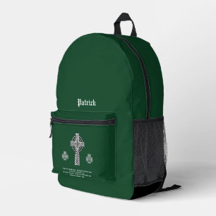 The Lorica of Saint Patrick Prayer (short) Sling B Printed Backpack