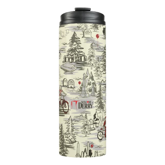 The Losers Club Cemetery Pattern Thermal Tumbler (Front)