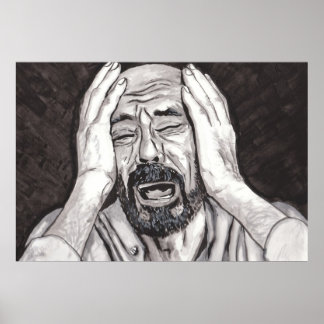 The loss of a loved one, sadness poster