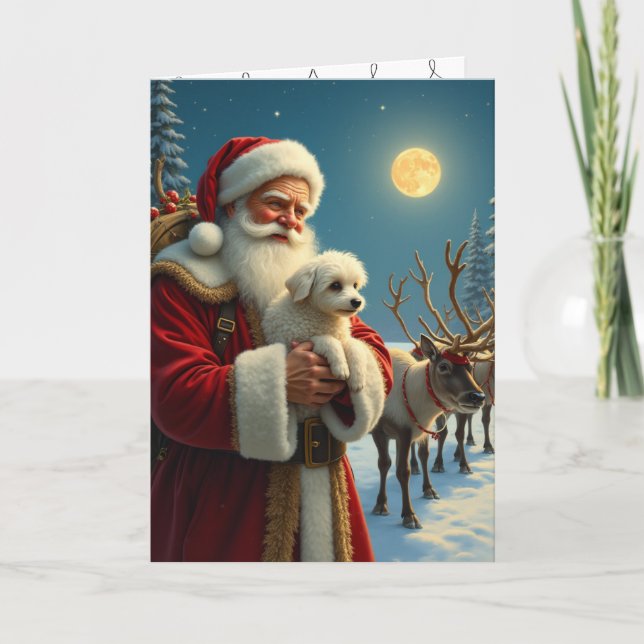 The loss of a pet at christmas invitation (Front)