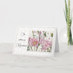 The Loss of a Woman/Girl - Sympathy Card