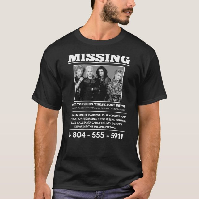 The Lost Boys  Missing86png86 T-Shirt (Front)