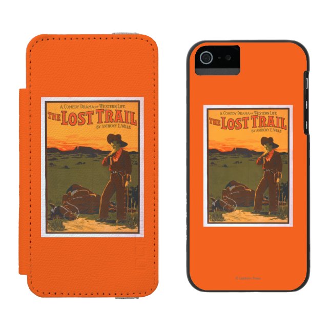 The Lost Trail - Comedy Drama Western Life Incipio iPhone Wallet Case (Side by Side)
