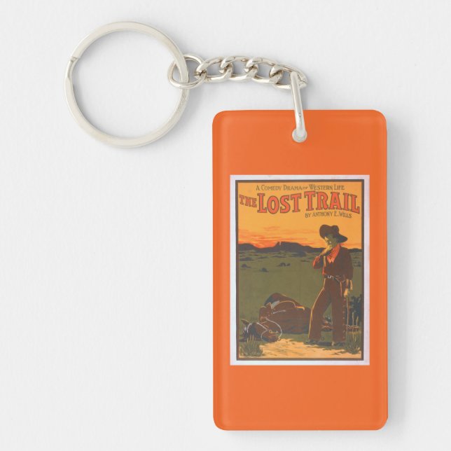The Lost Trail - Comedy Drama Western Life Key Ring (Front)