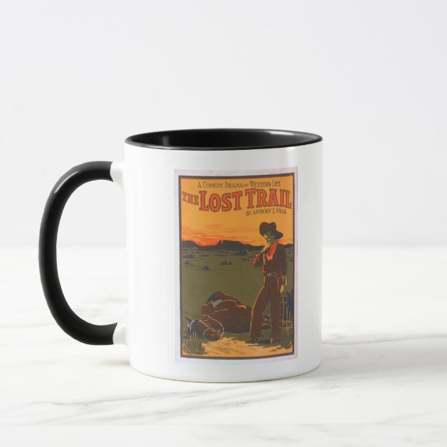 The Lost Trail - Comedy Drama Western Life Mug (Left)