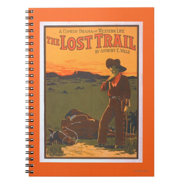 The Lost Trail - Comedy Drama Western Life Notebook (Front)