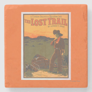 The Lost Trail - Comedy Drama Western Life Stone Coaster