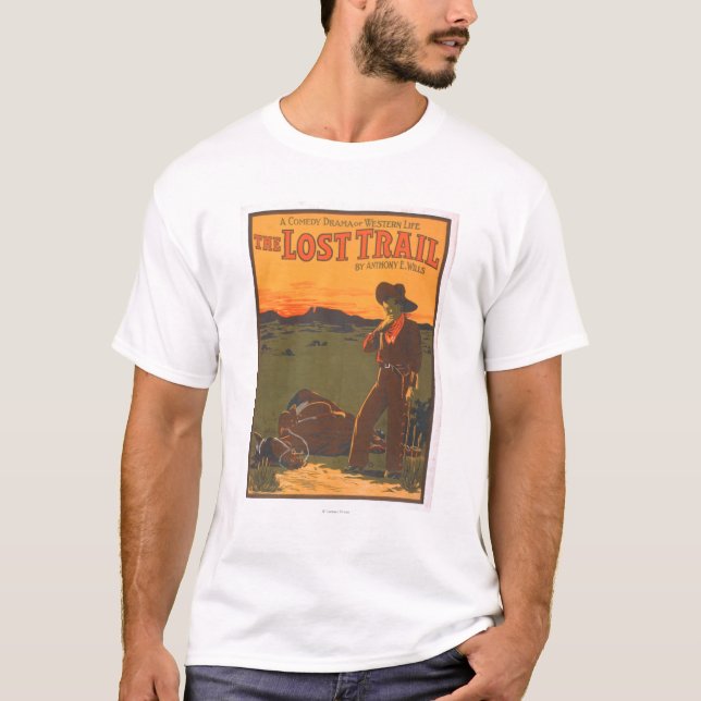 The Lost Trail - Comedy Drama Western Life T-Shirt (Front)