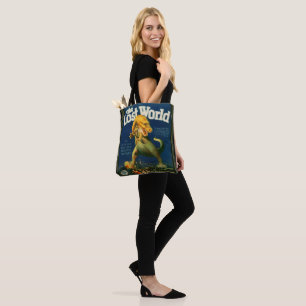 The Lost World Denim Jacket Tote Bag