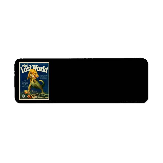 The Lost World Return Address Label (Front)