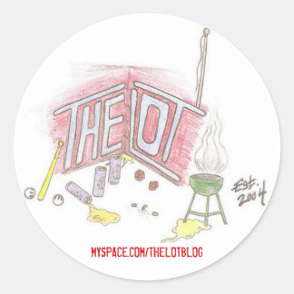 The Lot Blog Sticker
