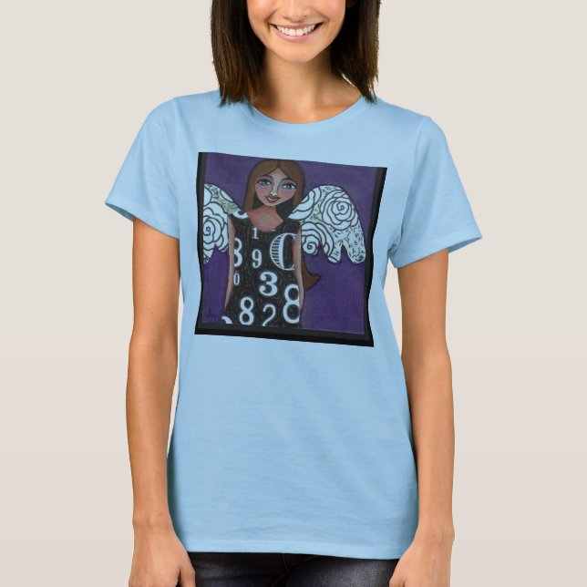 THE LOTTERY ANGEL - lucky numbers t-shirt (Front)