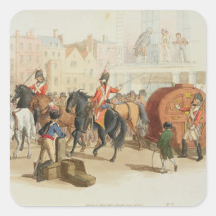 The Lottery Wheel, engraved by the artist, 1805 (a Square Sticker