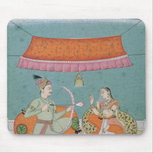 The Lotus Arrow, Bilaspur, c.1750 Mouse Mat