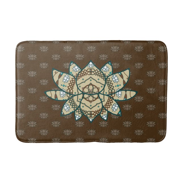 The Lotus Bath Mat (Front)