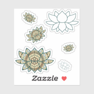 The Lotus Contour Sticker