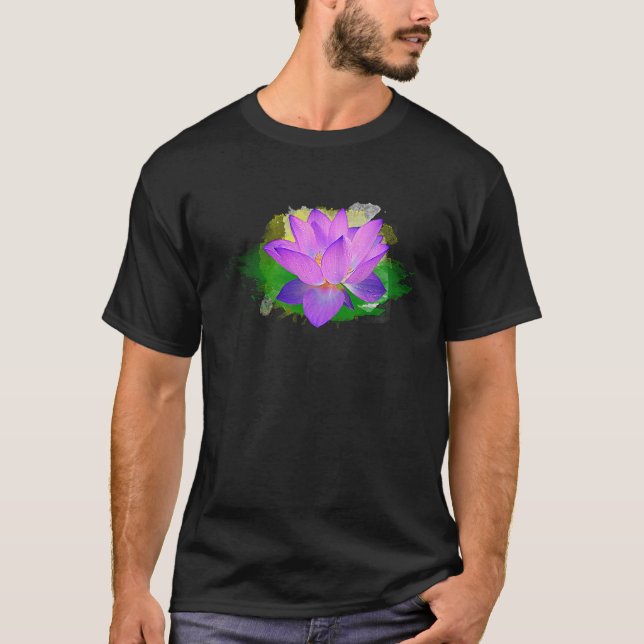 The Lotus Of Life Spiritual Yoga NAMASTE APPAREL T-Shirt (Front)