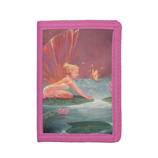 The Lotus Pond Fairy Trifold Wallet