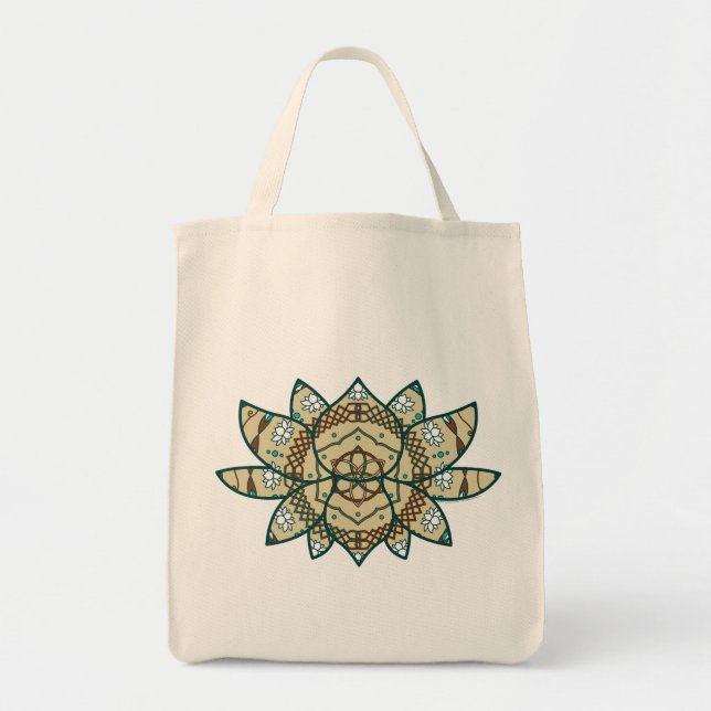 The Lotus Tote Bag (Front)