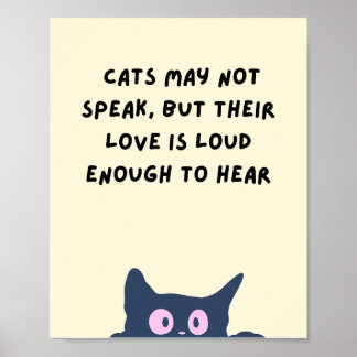 The Loud Love of Cats Poster