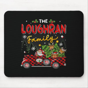 The Loughran Family Christmas Matching Pajamas Gro Mouse Mat
