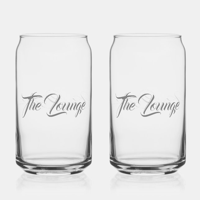 The Lounge Can Glass (Front)