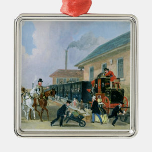 The Louth-London Royal Mail Travelling by Train fr Metal Tree Decoration