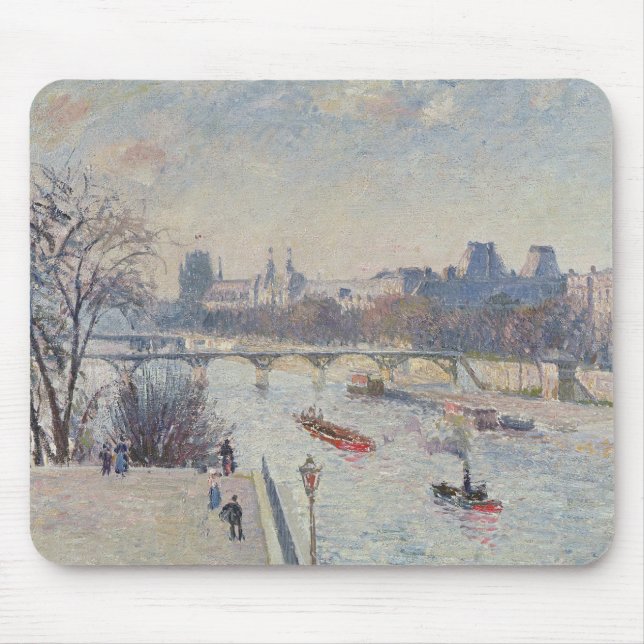 The Louvre, 1902 Mouse Mat (Front)