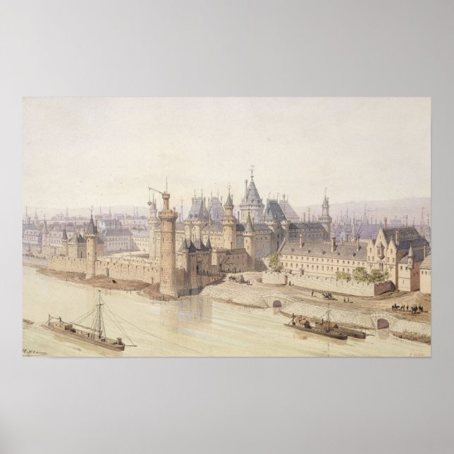 The Louvre during the Reign of Charles V Poster (Front)