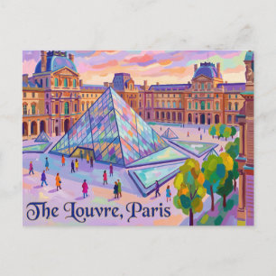 The Louvre France Postcard
