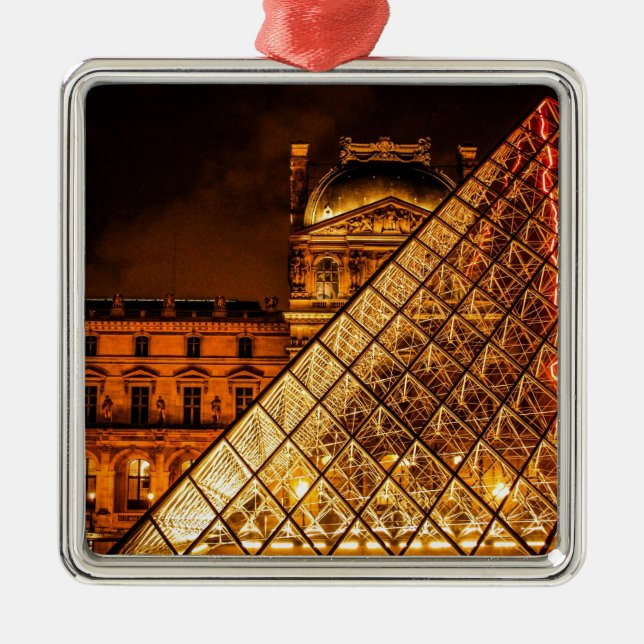 The Louvre Metal Tree Decoration (Front)