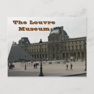 The Louvre Museum in Paris Postcard